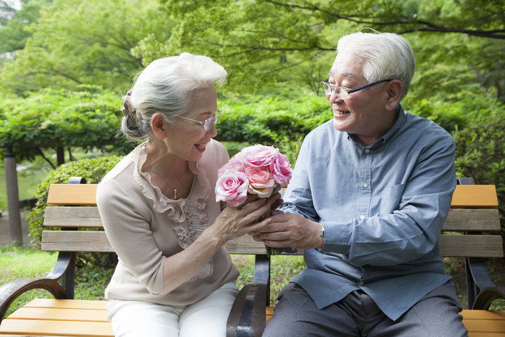 秋の敬老会の様子